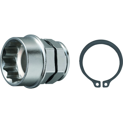 トラスコ中山 アネックス オフセットアダプター30mm 専用ソケット H27mm(ご注文単位1個)【直送品】