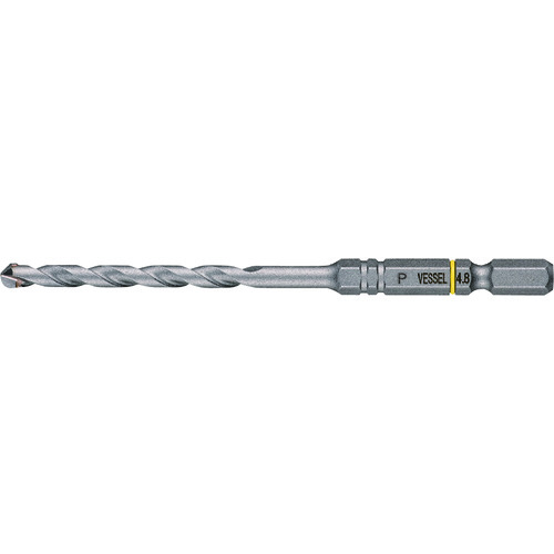 トラスコ中山 ベッセル 磁器タイル用ドリル APD ドリル径:4.8mm 有効長:50mm(ご注文単位1本)【直送品】