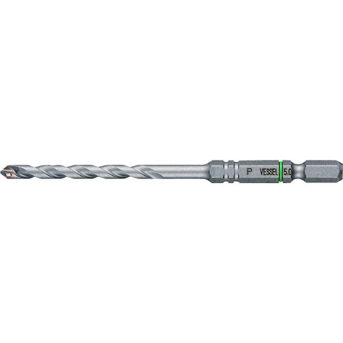 トラスコ中山 ベッセル 磁器タイル用ドリル APD ドリル径：5.0mm 有効長：50mm（ご注文単位1本）【直送品】