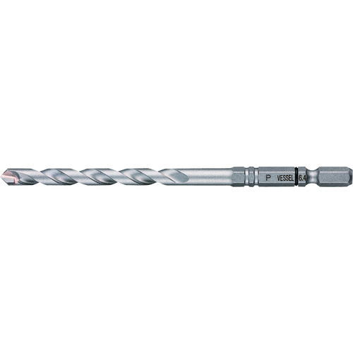 トラスコ中山 ベッセル 磁器タイル用ドリル APD ドリル径:6.4mm 有効長:65mm(ご注文単位1本)【直送品】