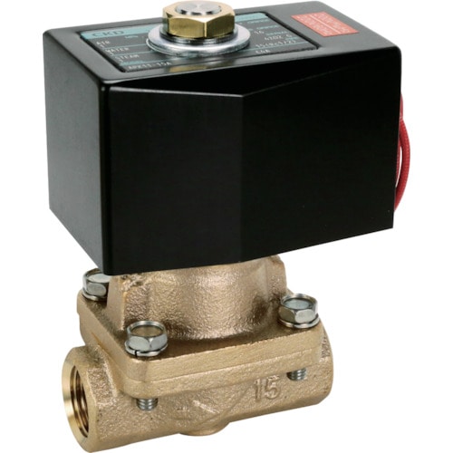 トラスコ中山 CKD パイロットキック式2ポート電磁弁(マルチレックスバルブ) 581-0761(ご注文単位1台)【直送品】