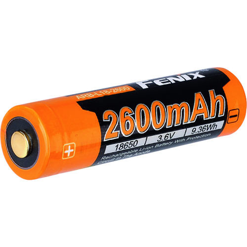 トラスコ中山 FENIX リチウムイオン専用充電電池 ARB-L18-2600 (ご注文単位1個)【直送品】