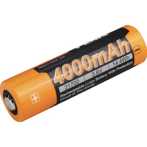 トラスコ中山 FENIX リチウムイオン電池 ARB-L21-4000P (ご注文単位1個)【直送品】