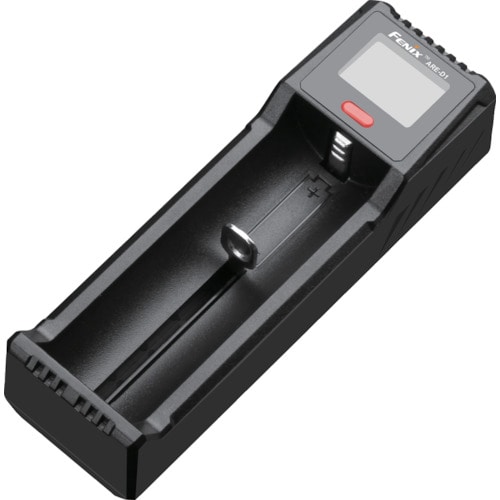 トラスコ中山 FENIX LED懐中電灯(充電式) リチウムイオン充電池専用充電器 ARE-D1 Dシリーズ(デジタルパネル付) 幅38×奥行30×高さ120mm(ご注文単位1個)【直送品】