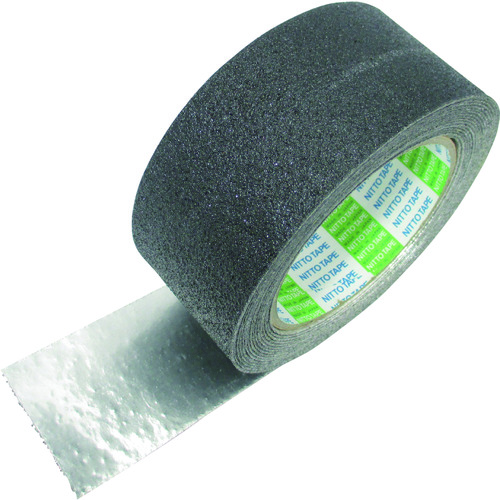 トラスコ中山 日東 アンチスキッドテープ(屋外用) AS-127 凹凸面用 1.0mm×50mm×5m ブラック(ご注文単位1巻)【直送品】