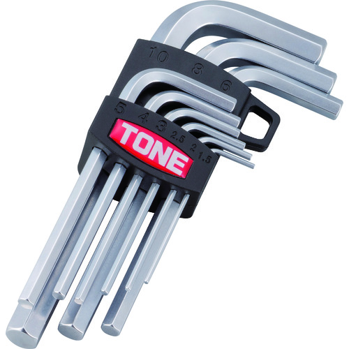 トラスコ中山 TONE マスターツール六角棒L形レンチセット(ご注文単位1セット)【直送品】