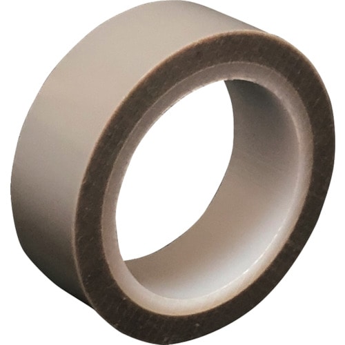 トラスコ中山 チューコーフロー 手切れフッ素樹脂フィルム粘着テープ ASFー121(TeCut) 0.13t×25w×10m PEコア(ご注文単位1巻)【直送品】