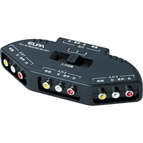トラスコ中山 ELPA AVセレクター 3in1(ご注文単位1個)【直送品】