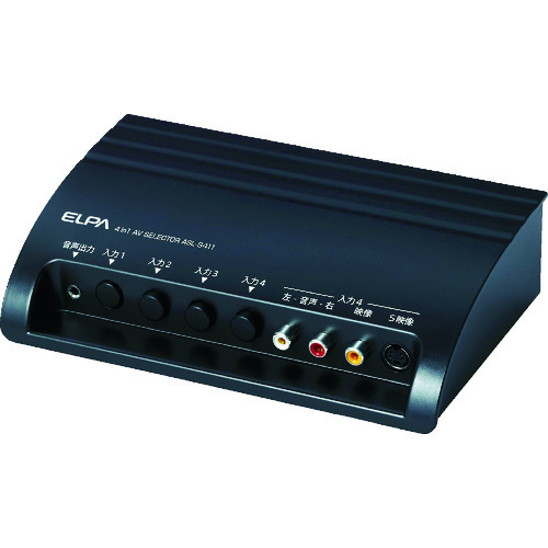 トラスコ中山 ELPA AVセレクター 4in1(ご注文単位1個)【直送品】