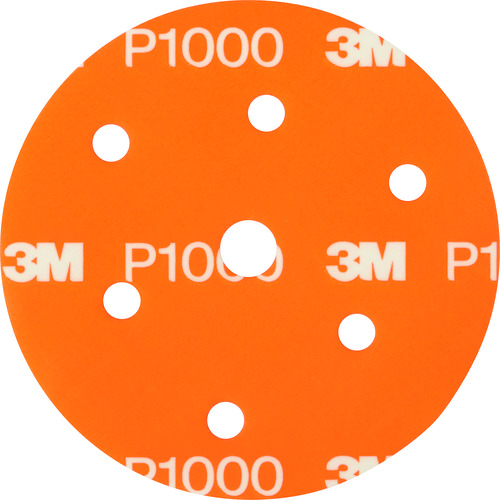 トラスコ中山 3M 3M 足付けソフトディスク 穴あき 125mm径 #1000 50枚入り(ご注文単位1箱)【直送品】
