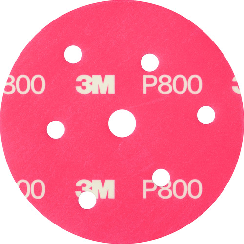 トラスコ中山 3M 3M 足付けソフトディスク 穴あき 125mm径 #800 50枚入り(ご注文単位1箱)【直送品】