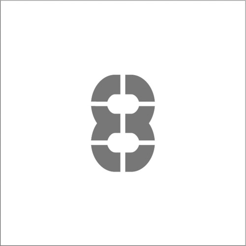 トラスコ中山 IM ステンシル マグネット 8 文字サイズ100×65mm（ご注文単位1枚）【直送品】