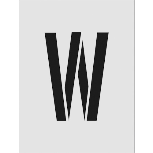 トラスコ中山 IM ステンシル W 文字サイズ250×125mm(ご注文単位1枚)【直送品】