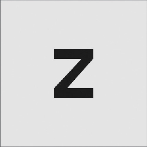 トラスコ中山 IM ステンシル Z 文字サイズ50×40mm(ご注文単位1枚)【直送品】