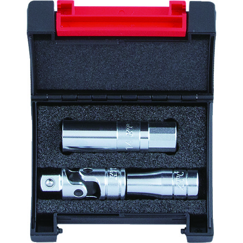 トラスコ中山 KTC エンジン整備用レンチ 9.5sq.スパークプラグレンチセット 3点セット(ご注文単位1セット)【直送品】