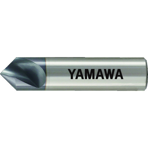 トラスコ中山 ヤマワ コーティング片刃ポイントドリル PE-90° AUPEQ 16X4X90°(ご注文単位1本)【直送品】