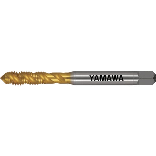 トラスコ中山 ヤマワ チタンコーティングスパイラルタップ AU+SP P2 M5X0.8(ご注文単位1本)【直送品】