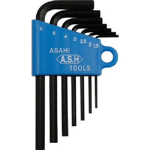 トラスコ中山 ASH 六角棒レンチセット7本組(ご注文単位1セット)【直送品】