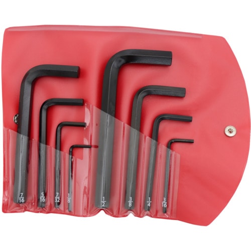 トラスコ中山 ASH 六角棒レンチセットインチサイズ8本組(ご注文単位1セット)【直送品】