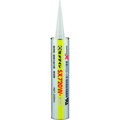 トラスコ中山 セメダイン SX720W 333ml (白色) AX-207(ご注文単位1本)【直送品】