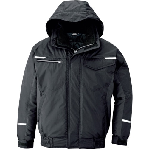 トラスコ中山 アイトス 制電防寒ブルゾン ブラック 226-1485(ご注文単位1着)【直送品】