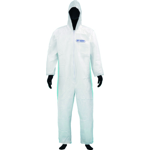トラスコ中山 アゼアス 使い捨て保護服 SF製続服 AZ GUARD4000 3Lサイズ(ご注文単位1着)【直送品】