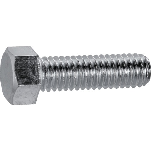 トラスコ中山 TRUSCO 六角ボルト ユニクロ インチねじ W3/8×32 22本入(ご注文単位1パック)【直送品】