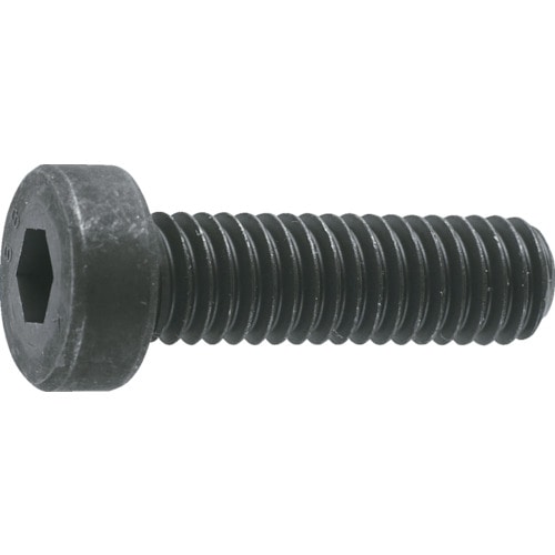 トラスコ中山 TRUSCO 低頭六角穴付ボルト 黒染め 全ネジ M8×25 9本入 /キャップボルト(CAP)(ご注文単位1パック)【直送品】