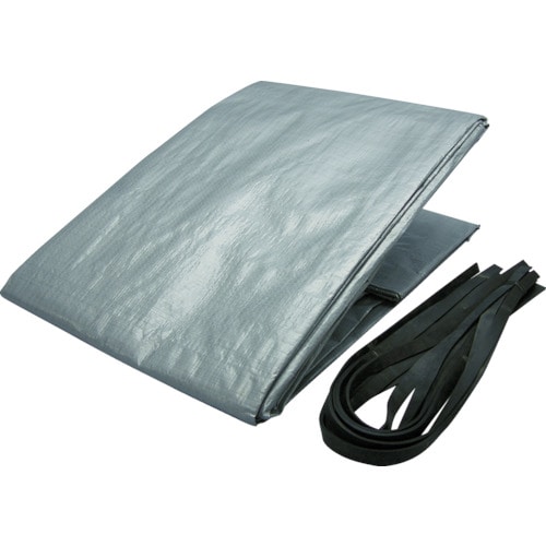 トラスコ中山 ユタカメイク PE軽トラックシートシルバー 1.8×2.1(ご注文単位1枚)【直送品】