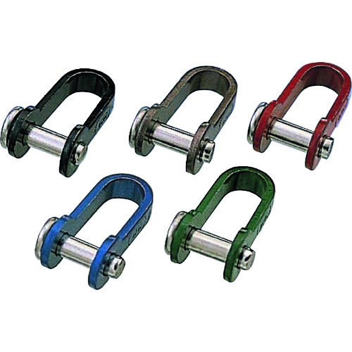トラスコ中山 水本 ステンレス リベット式シャックル(ブルー) 呼び3mm(ご注文単位1個)【直送品】