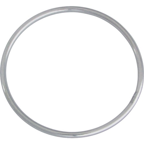トラスコ中山 水本 リング ステンレス 丸リンク 線径5mm 内径50mm（ご注文単位1個）【直送品】