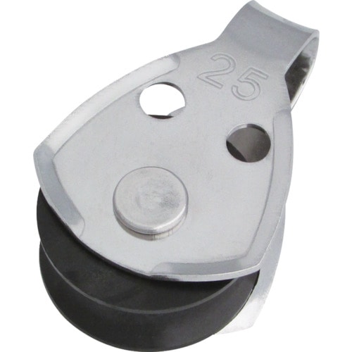 トラスコ中山 水本 滑車 ステンレス プーリーブロック 使用ロープ径Φ5~7mm 基本使用荷重0.03t 351-4641(ご注文単位1個)【直送品】