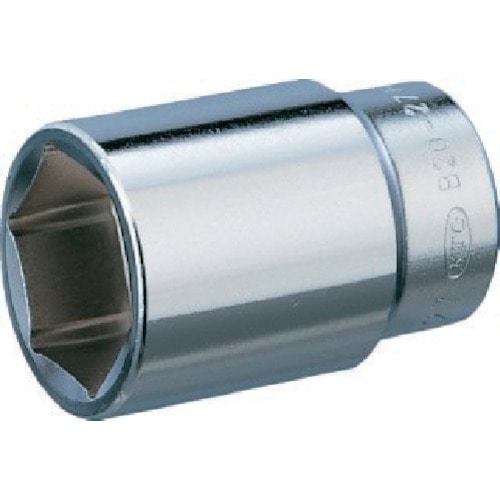 トラスコ中山 KTC 9.5sq.オイルプレッシャソケット 対辺寸法27mm 差込角9.5mm 全長58mm(ご注文単位1個)【直送品】