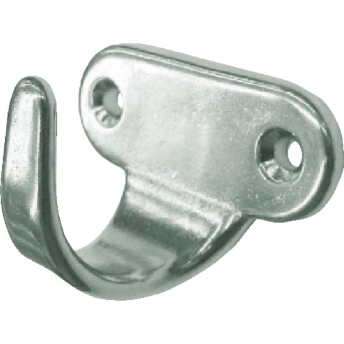 トラスコ中山 水本 吊金具(ビス止めタイプ) ステンレス コートフック(CHF) 幅40mm(ご注文単位1個)【直送品】