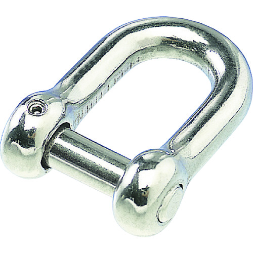 トラスコ中山 水本 ステンレス ネジ止め沈みシャックル 呼び6mm(ご注文単位1個)【直送品】