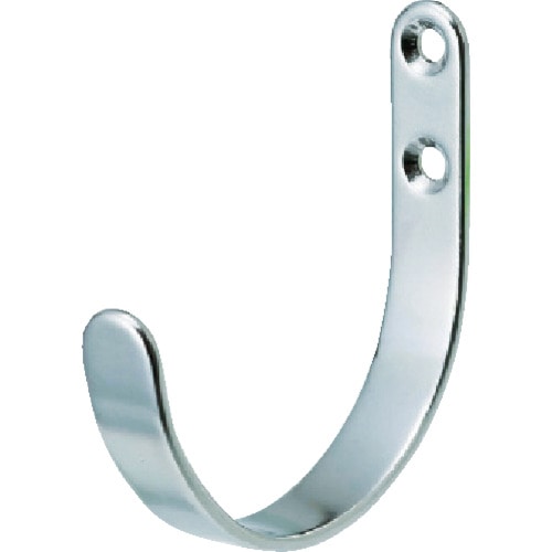 トラスコ中山 水本 吊金具(ビス止めタイプ) ステンレス シートフックE型 長さ62mm(ご注文単位1個)【直送品】