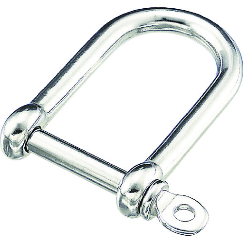 トラスコ中山 水本 ステンレス ロングワイドシャックル 呼び5mm 使用荷重0.69kN(ご注文単位1個)【直送品】
