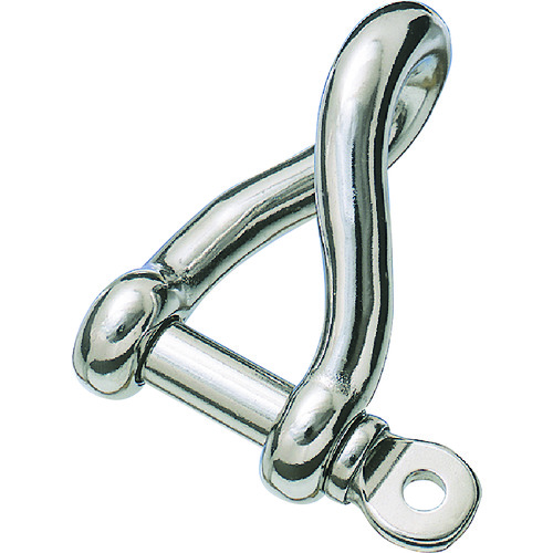 トラスコ中山 水本 ステンレス ヒネリシャックル 呼び4mm(ご注文単位1個)【直送品】