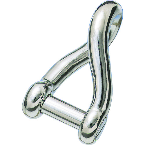 トラスコ中山 水本 ステンレス 沈みヒネリシャックル 呼び4mm(ご注文単位1個)【直送品】
