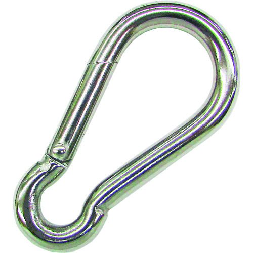 トラスコ中山 水本 ステンレス スナップフックBW型 線径5mm 長さ53mm (1個入)(ご注文単位1個)【直送品】