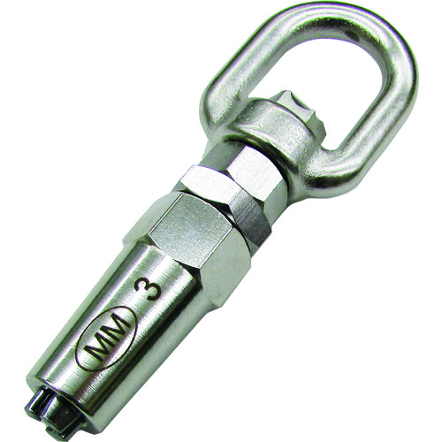 トラスコ中山 水本 ステンレス ロックターミナルスイベル 線径8mm(ご注文単位1個)【直送品】