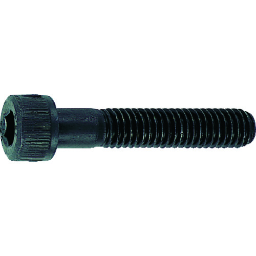 トラスコ中山 TRUSCO 六角穴付ボルト 黒染め 半ネジ サイズM3×25 45本入 /キャップボルト(CAP)（ご注文単位1パック）【直送品】