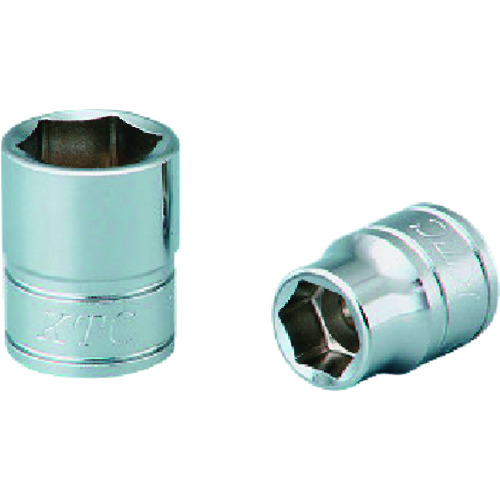 トラスコ中山 KTC 9.5sq.ソケット(六角)パック・台紙仕様 差込角9.5mm B3-13袋入り(ご注文単位1個)【直送品】