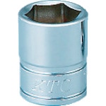トラスコ中山 KTC 9.5sq.ソケット(六角) 対辺寸法19/32inch 差込角9.5mm 全長26mm(ご注文単位1個)【直送品】