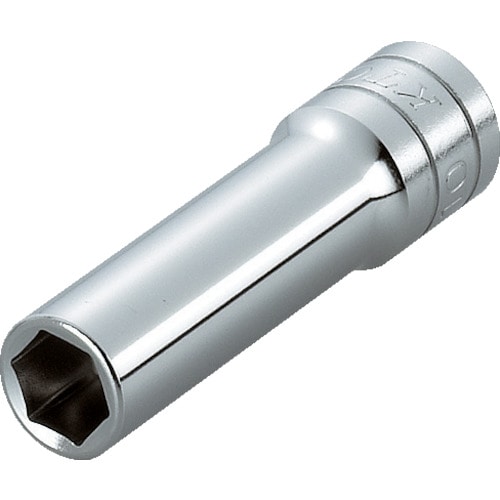 トラスコ中山 KTC 9.5sq.ディープソケット(六角) 対辺寸法5.5mm 差込角9.5mm 全長60mm(ご注文単位1個)【直送品】
