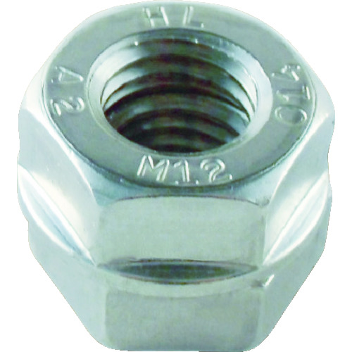 トラスコ中山 TRUSCO ハードロックナット ステンレス M5×0.8 7個入(ご注文単位1パック)【直送品】