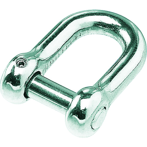 トラスコ中山 水本 ステンレス ネジ止め沈みシャックル 長さ28mm 内幅14mm(ご注文単位1個)【直送品】