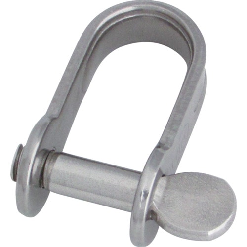 トラスコ中山 水本 ステンレス 板シャックル 長さ19mm 内幅10mm(ご注文単位1個)【直送品】