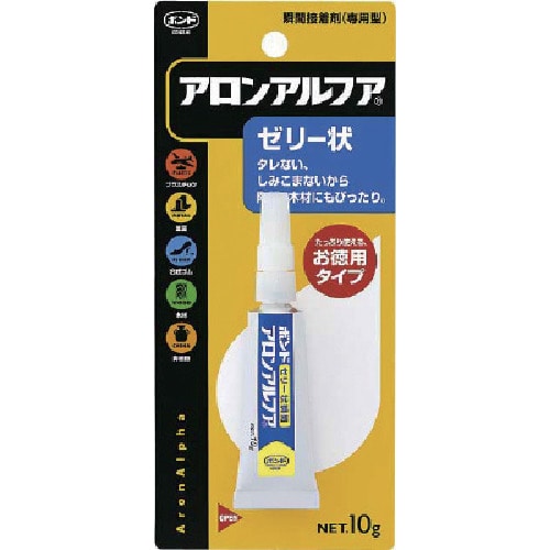 トラスコ中山 コニシ アロンアルフア ゼリー状10g #30613（ご注文単位1本）【直送品】