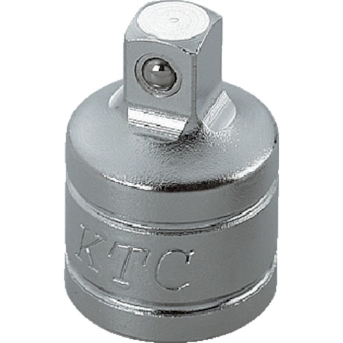 トラスコ中山 KTC 6.3sq.ソケットアダプタ 全長22.0mm(ご注文単位1個)【直送品】